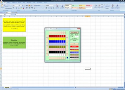Farbenspiel Excel