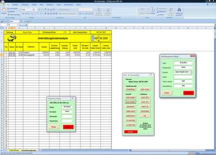 Kfz-Kostenanalyse Excel